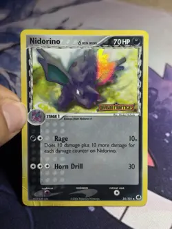 Nidorino Delta Species 35/101 Ex Dragon Frontiers Reverse Stamped Holo Card HP - Image 3