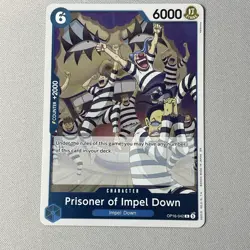 One Piece OP16 - Time of Battle - Prisoner of Impel Down - Rare - (1 Card) - Image 2