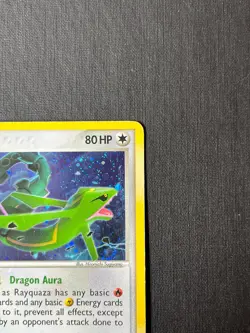 Rayquaza 22/107 *Swirl* Holo Rare Deck Exclusive Pokemon Card - Deoxys Set - Image 5