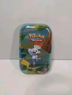 Pokemon Trading Card Game Mini Tin Scorbunny Design *JUST THE TIN NO PACKS* - Image 1