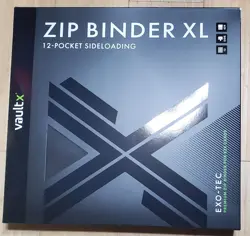 Vault X Black 12 Pocket Zip Binder XL Brand New - Image 1