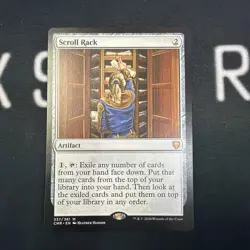 Wizards of the Coast Scroll Rack Artifact Mythic Commander Legends 337 Regular - Image 1