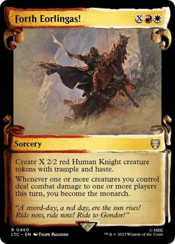 MTG Foil - Forth Eorlingas! (Showcase Scrolls) - 460 / NM / English - Image 1