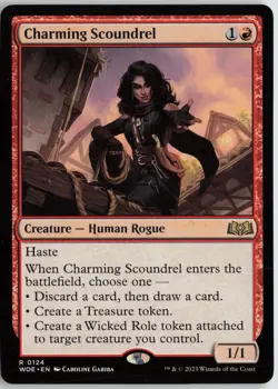 Charming Scoundrel R Wilds of Eldraine 124 NM - Image 1