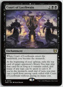 Court of Locthwain Normal R Commander: Wilds of Eldraine 23 NM - Image 1