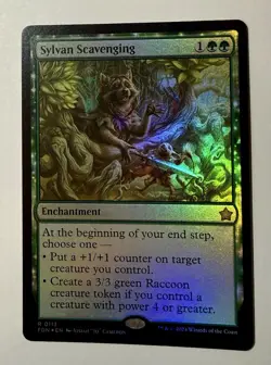 x1 Sylvan Scavenging - Foil R MTG Foundations M/NM, English - Image 1