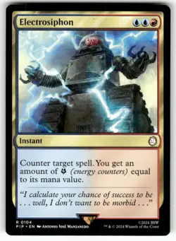 Electrosiphon 104 Rare Universes Beyond: Fallout Magic: The Gathering Near Mint - Image 1