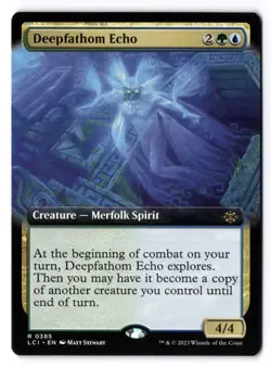 Deepfathom Echo NM* EXTENDED The Lost Caverns Of Ixalan 0385 mtg -UnltdCards - Image 1