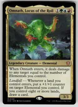 Omnath, Locus of the Roil Normal M Commander: Lorwyn Eclipsed 130 NM - Image 1