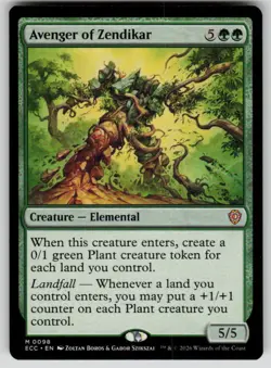 Avenger of Zendikar Mythic Commander: Lorwyn Eclipsed 98 MTG Near Mint - Image 1