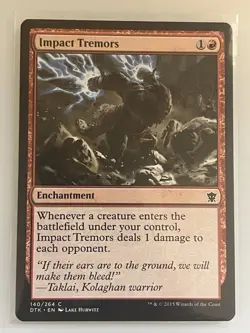 Impact Tremors Dragons of Tarkir Regular - Image 1