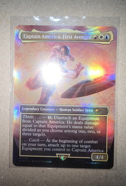 MTG - SLD - Captain America, First Avenger #1726 - Rainbow Foil NM/M - Image 1