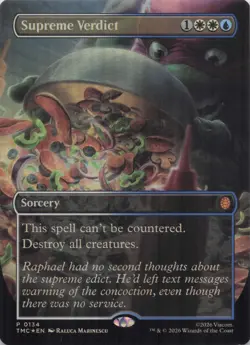 Supreme Verdict Mythic (Borderless) Commander: Teenage Mutant Ninja Turtles Foil - Image 1