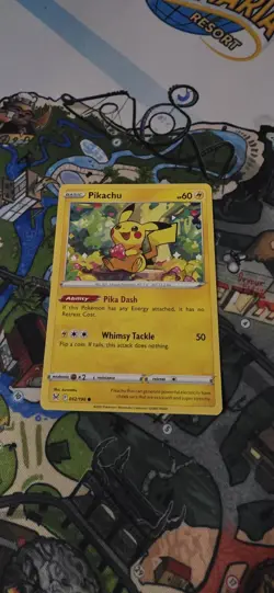 Pikachu 052/196 Swsh11: Lost Origin Regular - Image 1