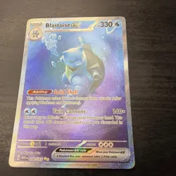 Pokemon Scarlet & Violet 151 TCG Blastoise EX 200/165 SIR Special Illustration - Image 1