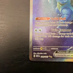 Pokemon Scarlet & Violet 151 TCG Blastoise EX 200/165 SIR Special Illustration - Image 5