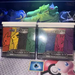 Pokemon Center Evolving Skies Elite Trainer Boxes Full Set-ETB’S cased since new - Image 1