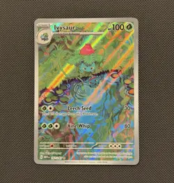Pokemon Ivysaur Holo Illustration Rare Full Art SV 151 167/165 - Image 1