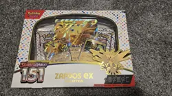 Pokemon Scarlet & Violet 151 Zapdos Ex Collection Box New Sealed - Image 1