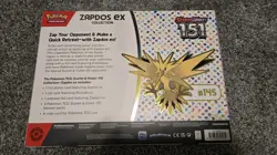 Pokemon Scarlet & Violet 151 Zapdos Ex Collection Box New Sealed - Image 2
