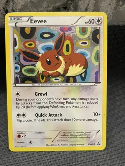 Pokemon Company Eevee BW94 Black & White Holo Promo MP/HP - Image 1