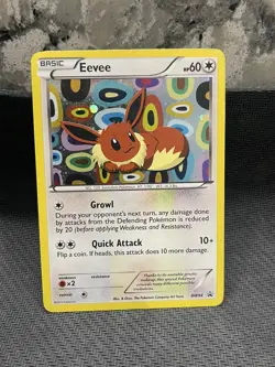 Pokemon Company Eevee BW94 Black & White Holo Promo MP/HP - Image 3