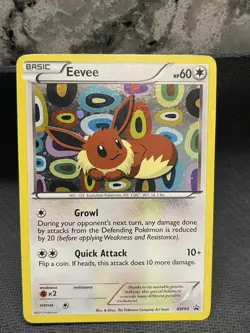 Pokemon Company Eevee BW94 Black & White Holo Promo MP/HP - Image 4
