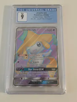 JIrachi GX Alternate Art - CGC 9 MINT - Pokemon Unified Minds 79a/236 - Image 1