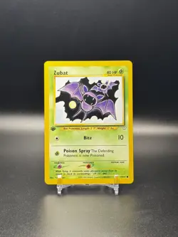 POKEMON WOTC NEO REVELATION 1ST ED. #59 ZUBAT COMMON - NM - Image 1