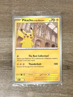 Pokemon TCG: Pikachu at the Museum Brand New Sealed Jumbo Promo Card - US Seller - Image 1