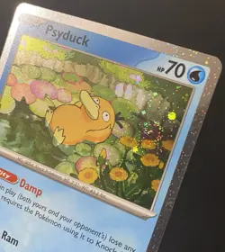 Psyduck 007 Me: Mega Evolution Promo Cosmos Holo *SWIRL* Pokemon Card - Image 3
