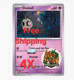 4x Duskull 018/064 x4 - Shrouded Fable - Pokemon TCG - Playset - Image 1