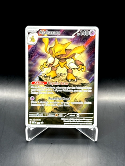 Pokemon TCG Mega Evolution Promo Alakazam Full Art 009 NM - Image 1