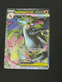 Mega Charizard X ex 109/094 Phantasmal Flames 2025 Pokemon Full Art - Image 1