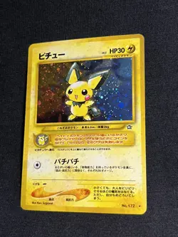 Pokemon Pichu, No. 172, HOLO Japanese Neo Genesis, LP - Image 2