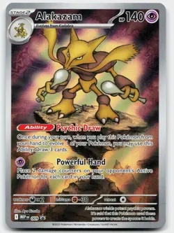 Alakazam 009 Holo Promo ME: Mega Evolution Promo Pokemon Near Mint - Image 1