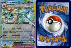 Vaporeon ex 023/131 Prismatic Evolutions Pokemon TCG Holo Double Rare NM - Image 3