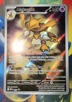 Alakazam - Me: Mega Evolution Promo Holo - Pokemon Center Exclusive - 009 LP! - Image 1