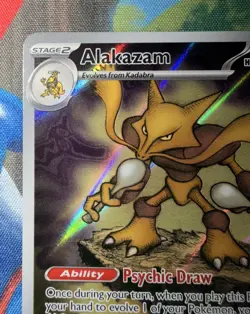 Alakazam - Me: Mega Evolution Promo Holo - Pokemon Center Exclusive - 009 LP! - Image 2