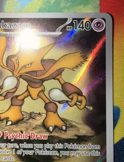 Alakazam - Me: Mega Evolution Promo Holo - Pokemon Center Exclusive - 009 LP! - Image 3