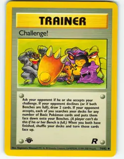 Challenge! - 1st Edition - 74/82 Team Rocket - Pokemon TCG - 2000 - Image 1