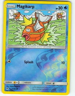Magikarp - Reverse Holo - 15/68 Hidden Fates - Pokemon TCG - 2019 - Image 1