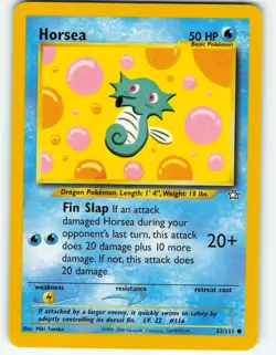 Horsea - 62/111 Neo Genesis - Pokemon TCG - 2000 - Image 1