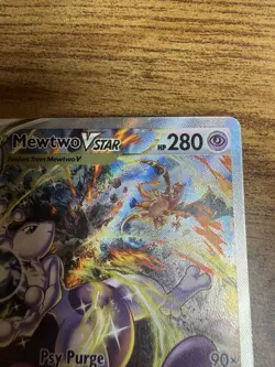 Pokemon Mewtwo VSTAR Full Art Ultra Rare Holo GG44/GG70 English - LP - Image 3