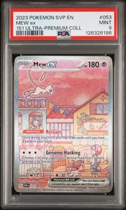 Pokemon Mew ex 151 Ultra Premium Coll. Promo #053 PSA 9 Mint - Image 1