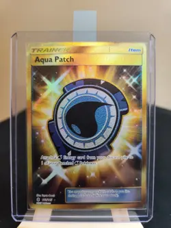 Aqua Patch 161 Guardians Rising Secret Rare Pokemon TCG Near Mint- Mint - Image 2