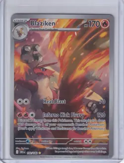 Pokemon Blaziken Illustration Rare Full Art Holo Sv10: Destined Rivals 192/182 - Image 1