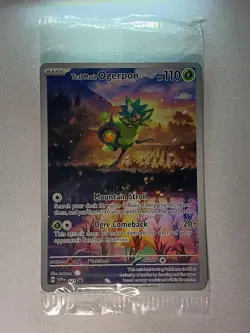 Teal Mask Ogerpon 123 Holo Promo Scarlet & Violet Promo Pokemon Near Mint Sealed - Image 1
