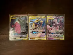 Pokemon TCG TAG TEAM GX Lot 3 , Mewtwo Mew, Holo JP - Image 1