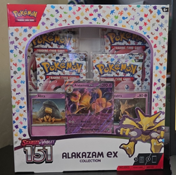 Pokemon TCG Scarlet & Violet 151 Alakazam ex Box Promo Booster - Image 1